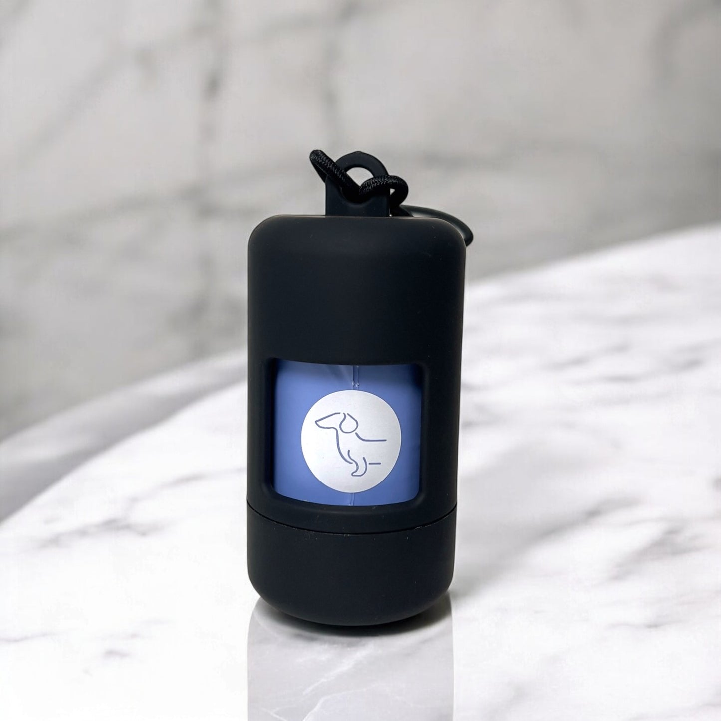 Black Dog Poo Bag Dispenser image 0