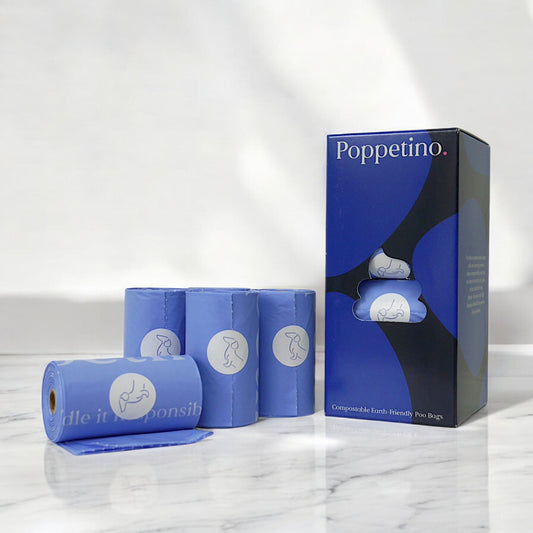 Compostable Scented Poo Bags 8 Rolls image 0