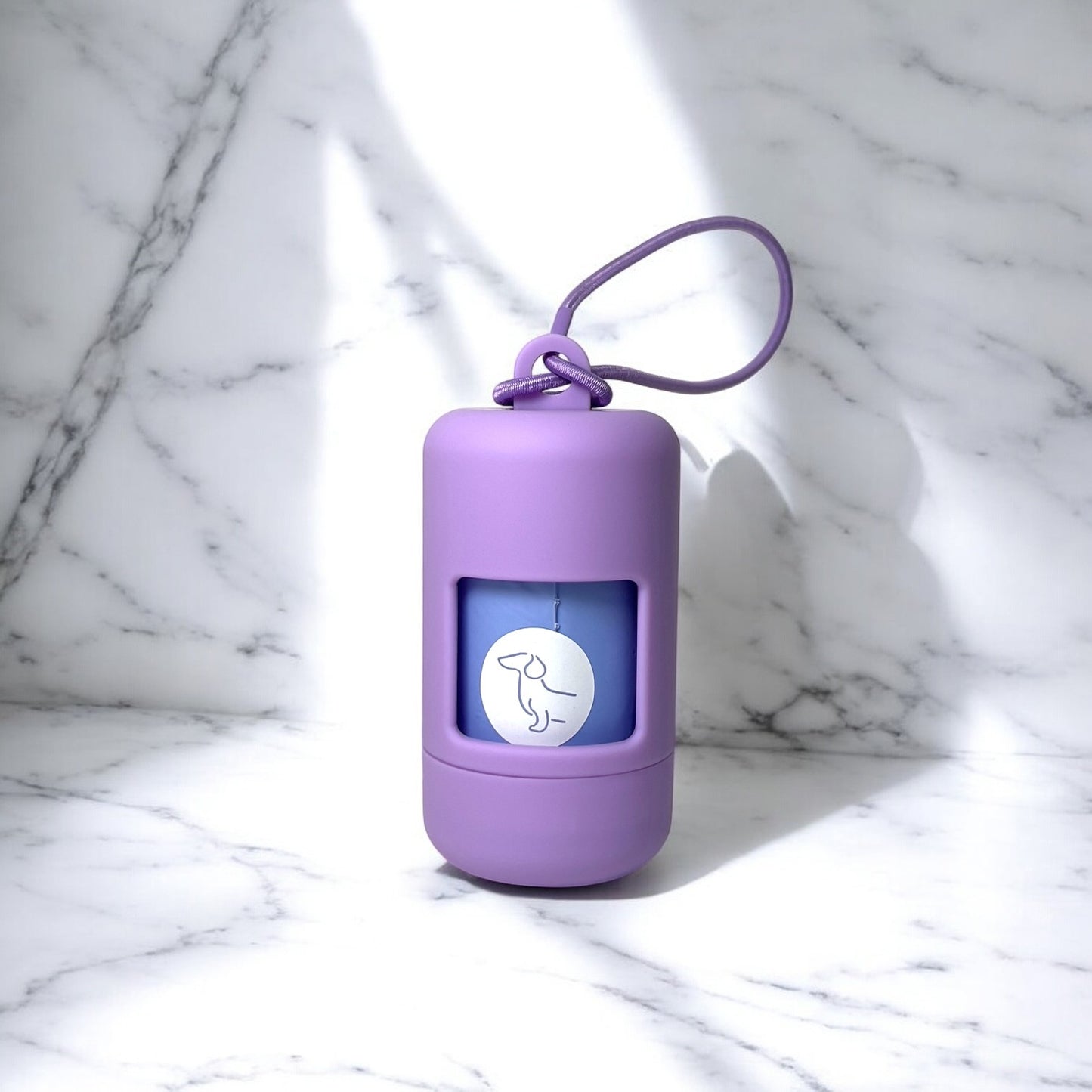 Lilac Dog Poo Bag Dispenser image 0