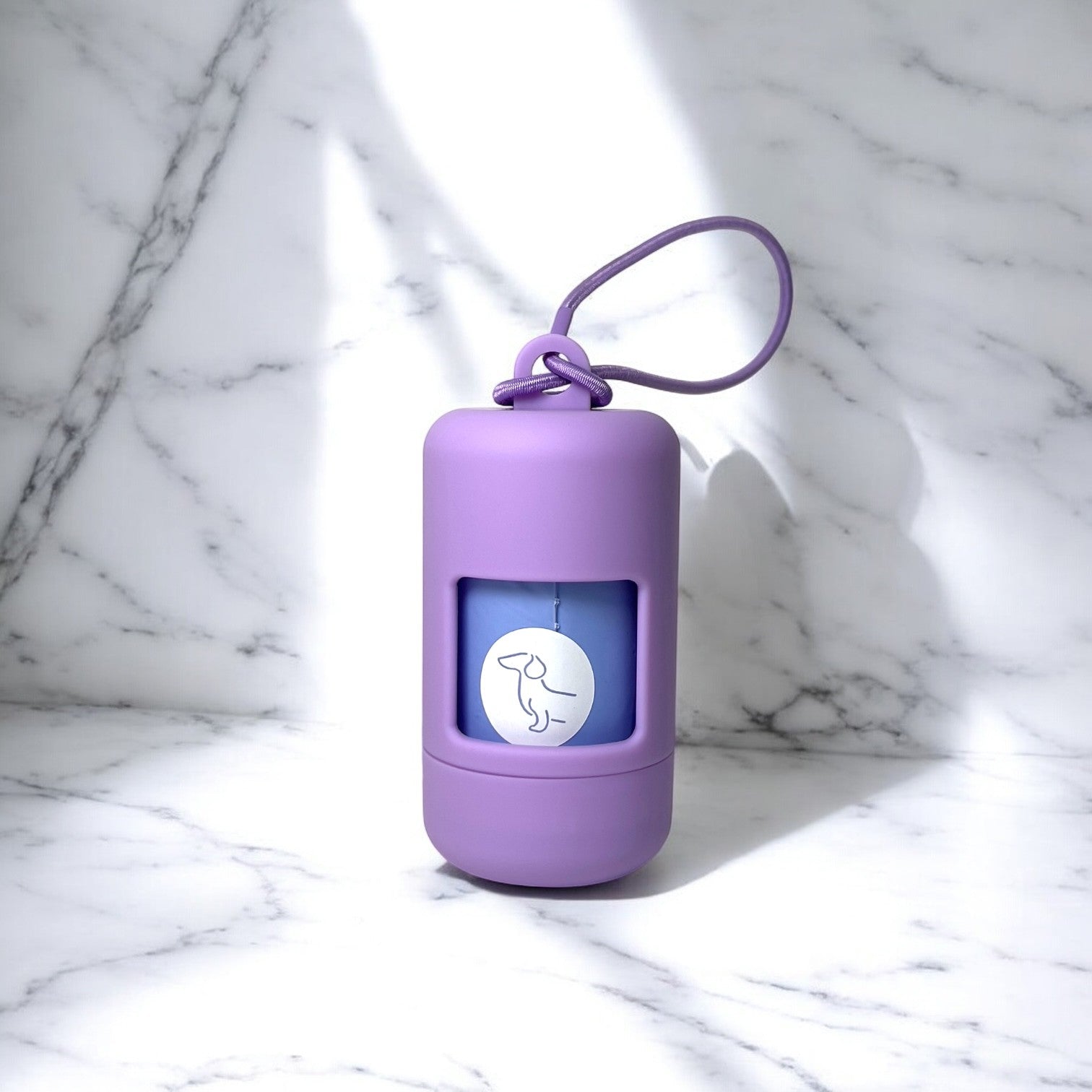Lilac Dog Poo Bag Dispenser image 0