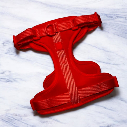 Durable Neoprene Red Dog Harness image 0