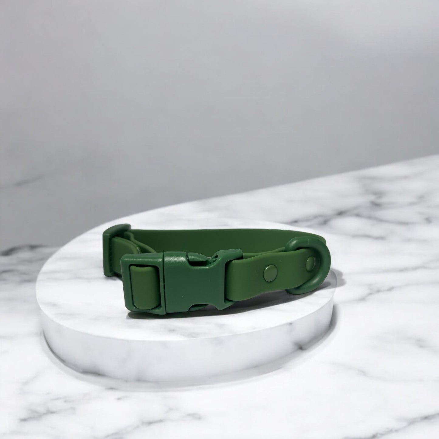 Waterproof Green Dog Collar image 0