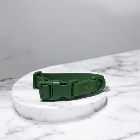 Waterproof Green Dog Collar image 0