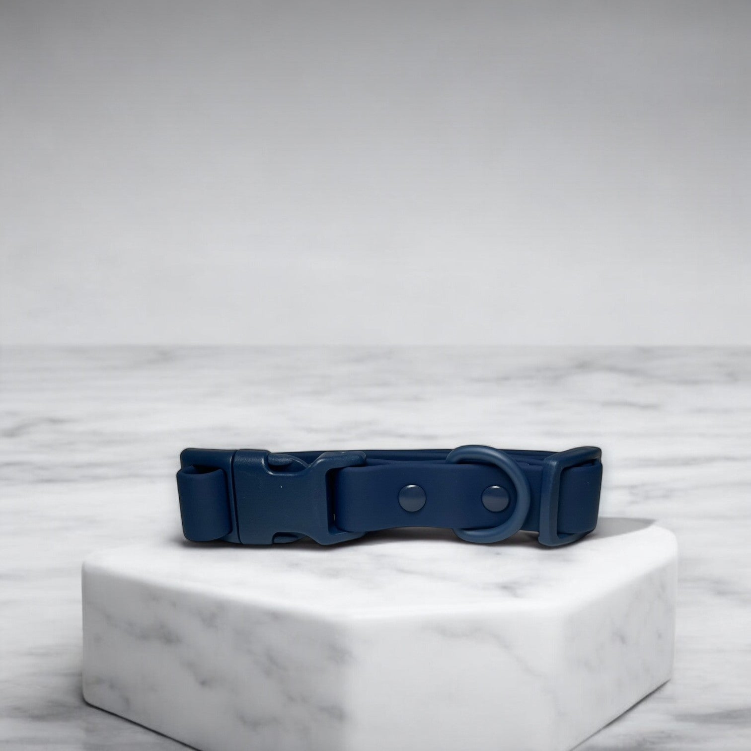 Waterproof Navy Dog Collar image 0