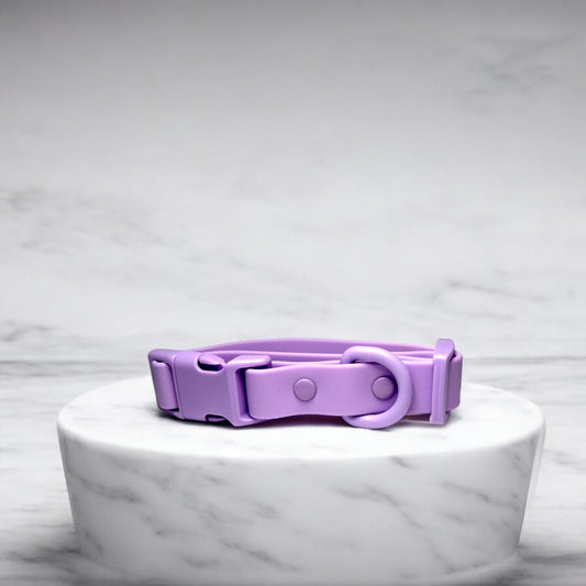Waterproof Lilac Dog Collar image 0